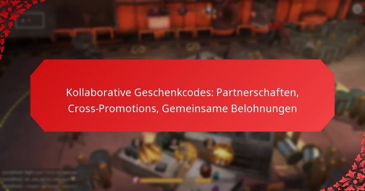 Kollaborative Geschenkcodes: Partnerschaften, Cross-Promotions, Gemeinsame Belohnungen